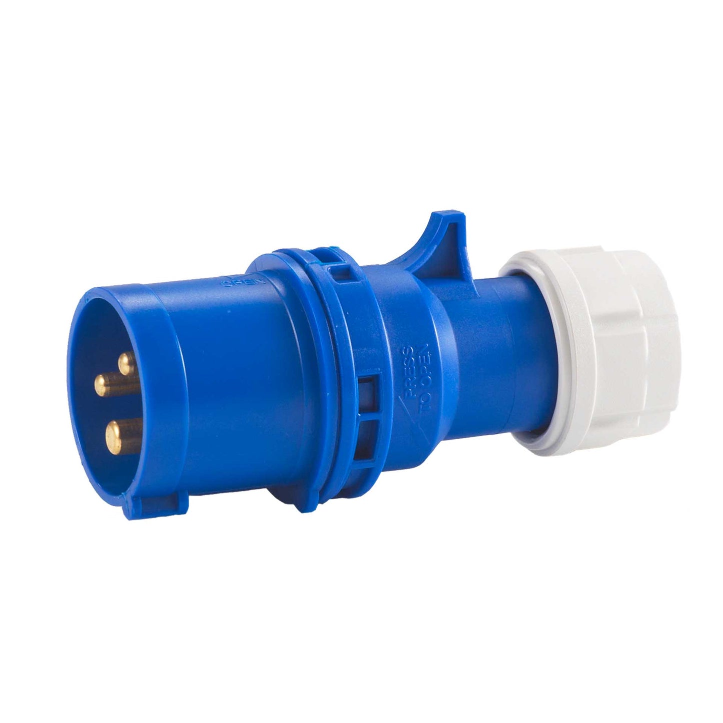 CEE-Stecker mit Schnellverschluss und IP44 für sichere Stromverbindungen