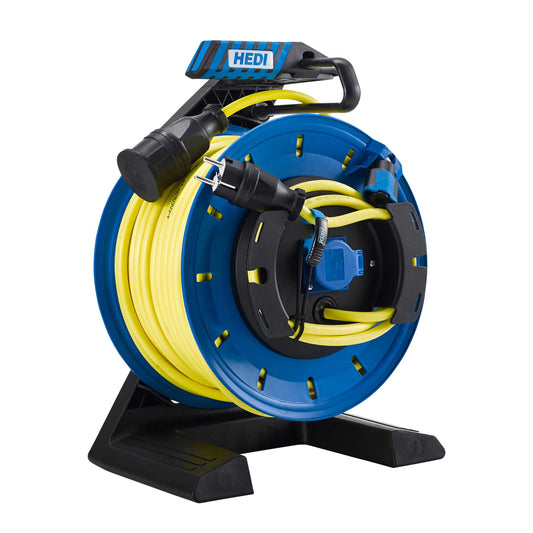 HEDI Vollkunststoff-Gerätekabeltrommel Generation 7 Champion IP54 | AT-N07V3V3-F