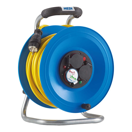 HEDI Kunststoff-Kabeltrommel Professional mit DiagS und Thermoschutz | AT-N07V3V3-F