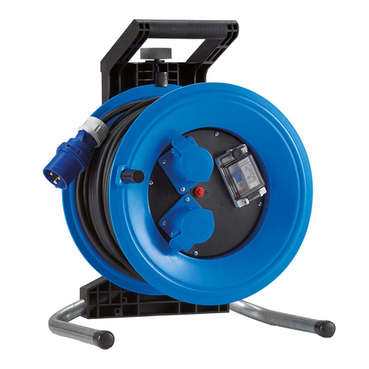 HEDI Kunststoff-Kabeltrommel Professional Plus mit CEE und FI | H07RN-F