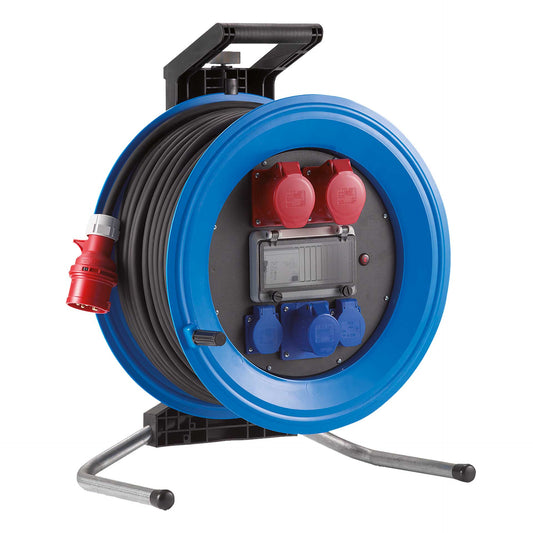 HEDI Kunststoff-Kabeltrommel Professional Plus IP44 mit RCD | H07RN-F