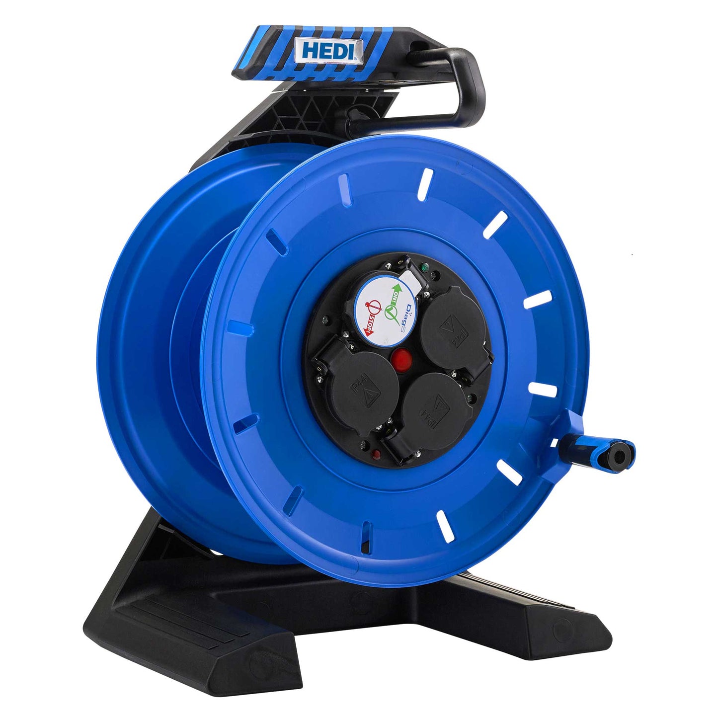 HEDI Vollkunststoff-Kabeltrommel Champion leer mit Diagnosesystem