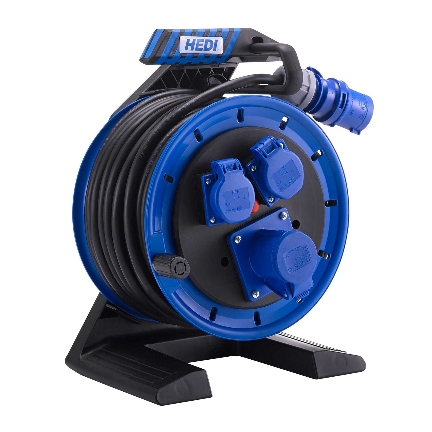 HEDI Vollkunststoff-Kabeltrommel Generation 7 für Baustelle & Außen | H07RN-F