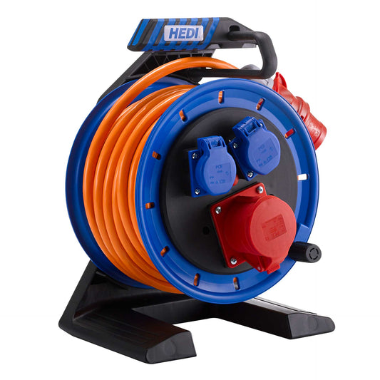 HEDI Vollkunststoff-Drehstromkabeltrommel Generation 7 Companion | H07RN-F