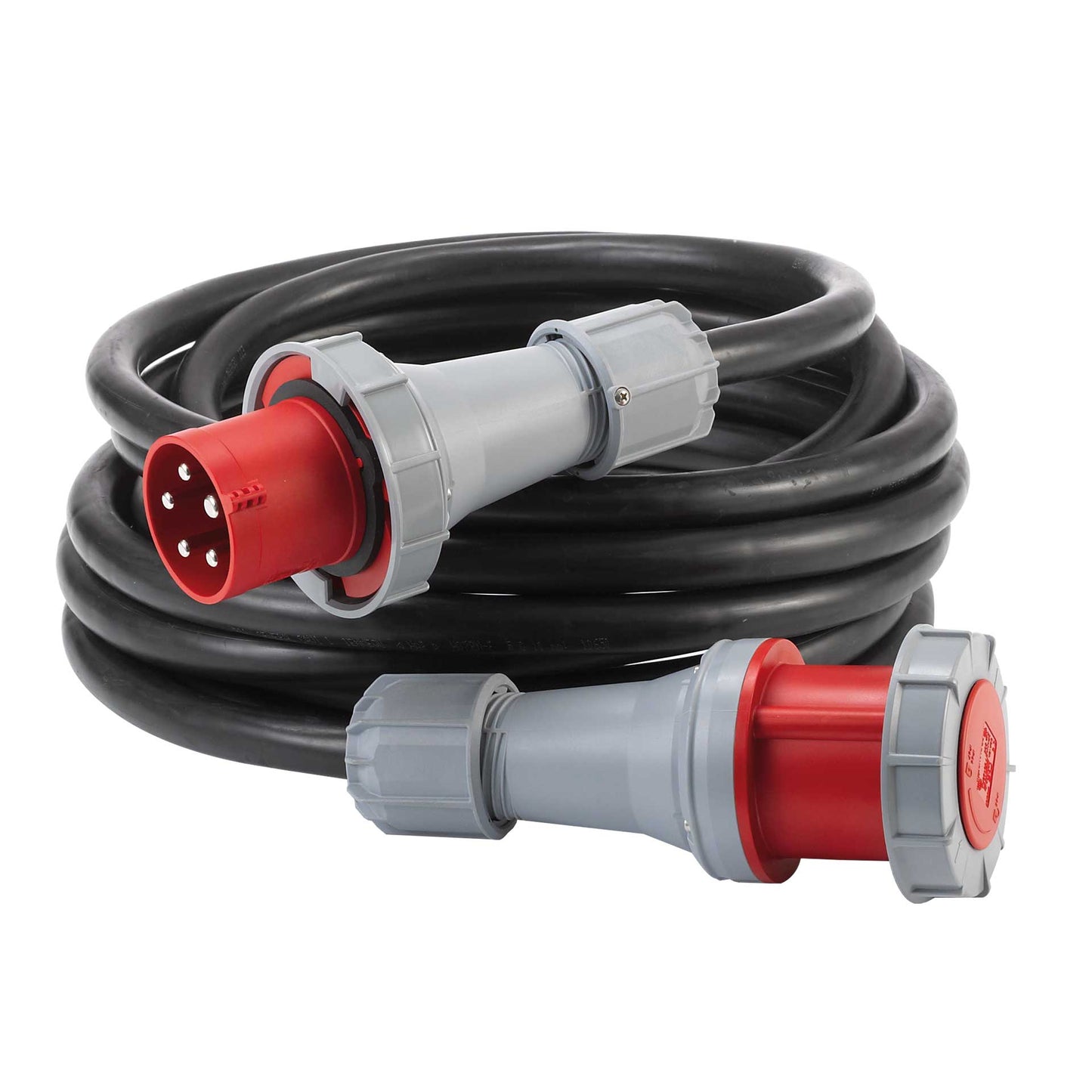 HEDI Drehstrom-Verlängerungsleitung mit CEE-Stecker und druckwasserdichte Kupplung | H07RN-F