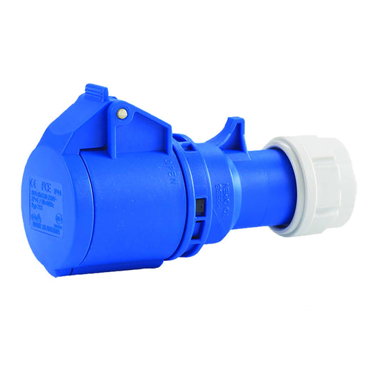 CEE-Kupplung mit Klappdeckel und Twist-Schnellverschluss