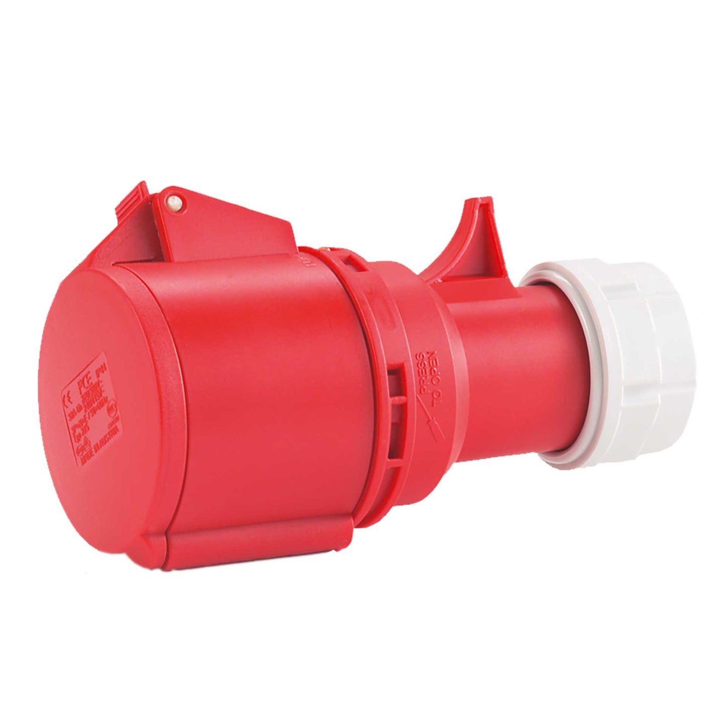 CEE-Kupplung mit Klappdeckel und Schnellverschluss