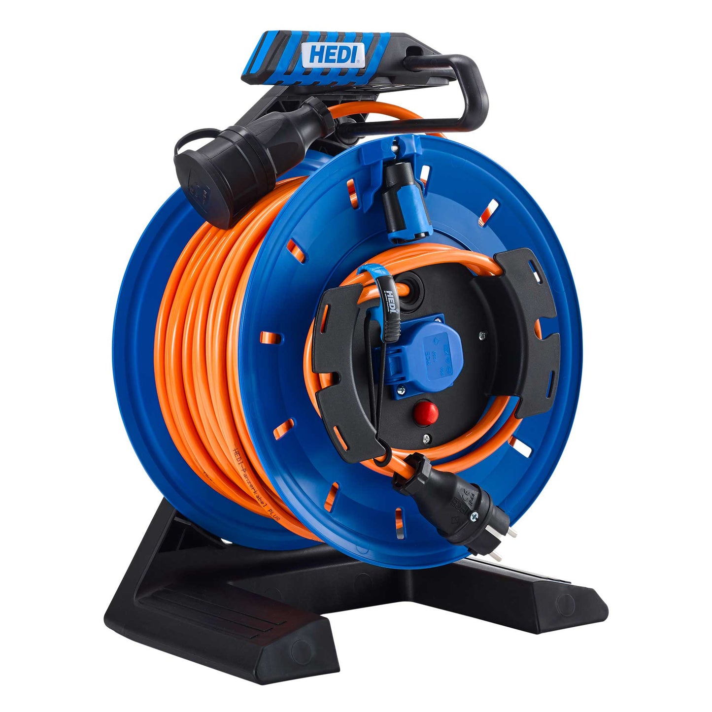 HEDI Vollkunststoff-Gerätekabeltrommel Generation 7 Champion IP54 | H07BQ-F