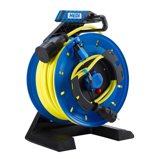 HEDI Vollkunststoff-Gerätekabeltrommel Generation 7 Champion | AT-N07V3V3-F