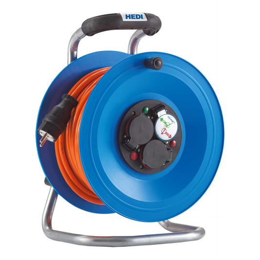 HEDI Kunststoff-Kabeltrommel Professional mit DiagS und Thermoschutz | H07BQ-F