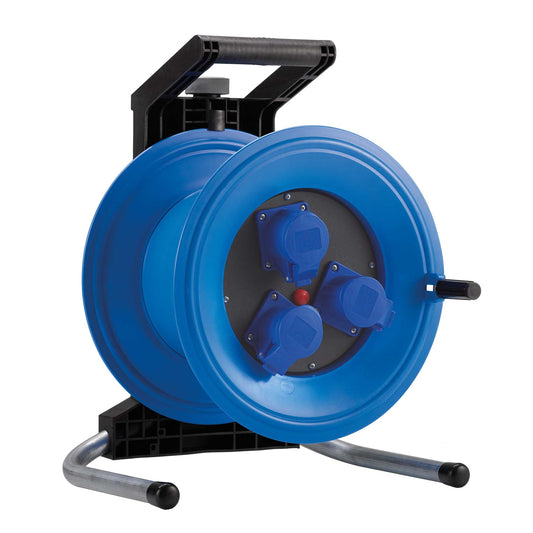 HEDI Kunststoff-Kabeltrommel Professional Plus, leer mit CEE