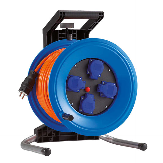 HEDI Kunststoff-Kabeltrommel Professional Plus für Baustelle & Außen | H07BQ-F