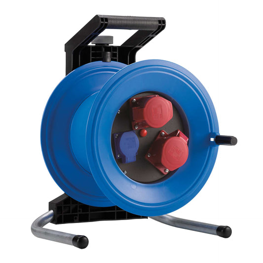 HEDI Kunststoff-Drehstromkabeltrommel Professional Plus leer