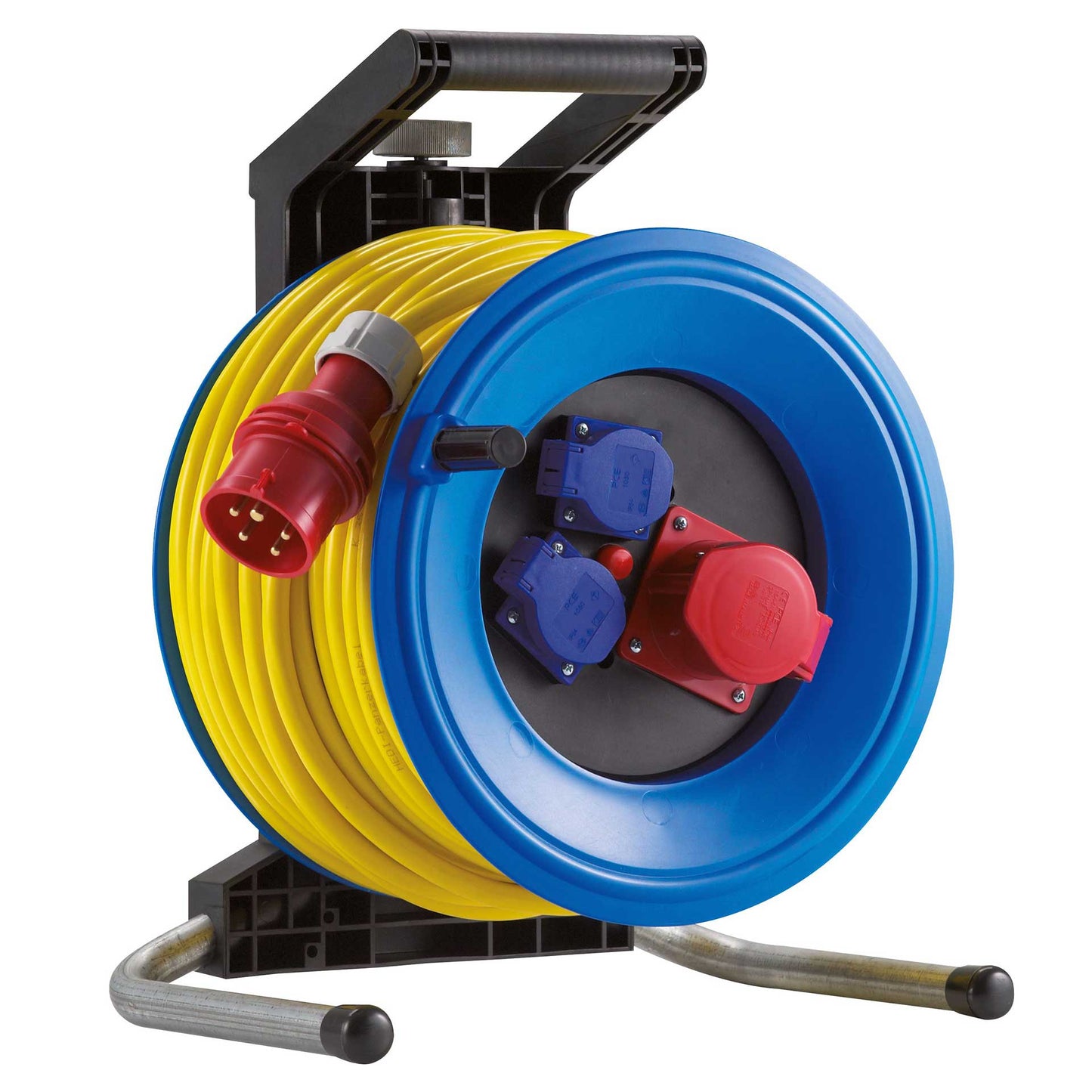 HEDI Kunststoff-Drehstromkabeltrommel Professional Plus IP44 | AT-N07V3V3-F