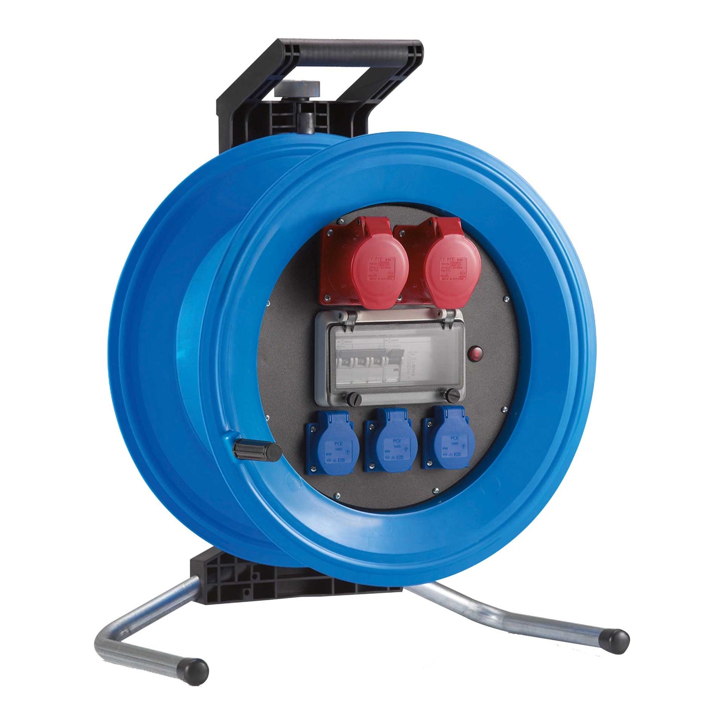 HEDI Kabeltrommel Professional Plus leer mit RCD und Thermoschutz