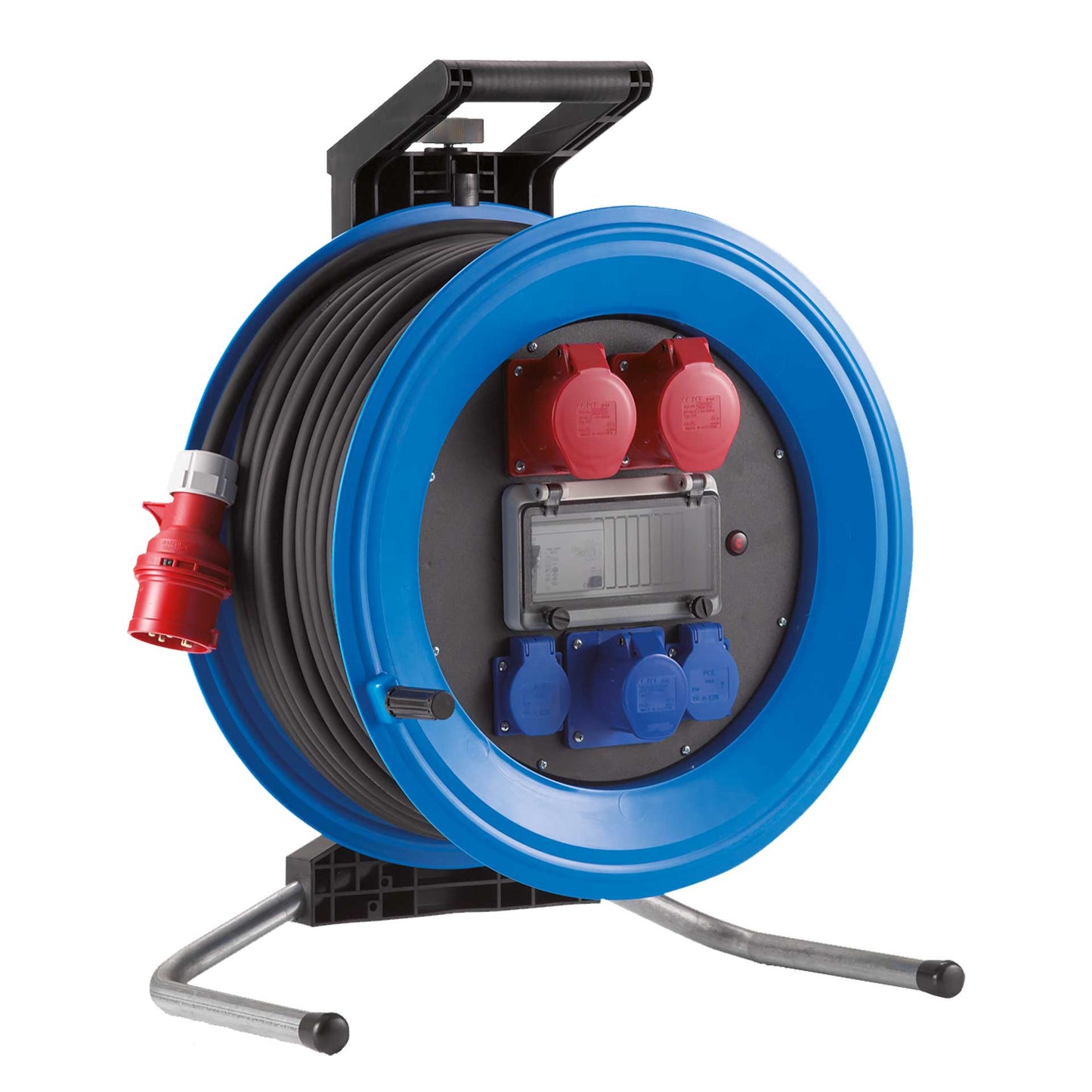 HEDI Kunststoff-Kabeltrommel Professional Plus IP44 mit RCD | H07RN-F