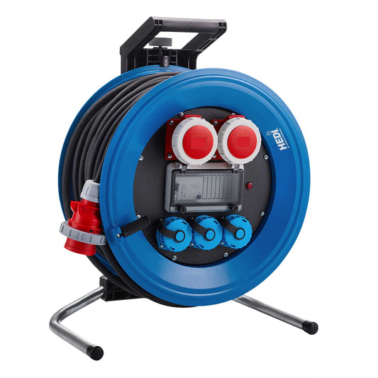HEDI Professional Plus Kabeltrommel mit FI und IP65 | H07RN-F