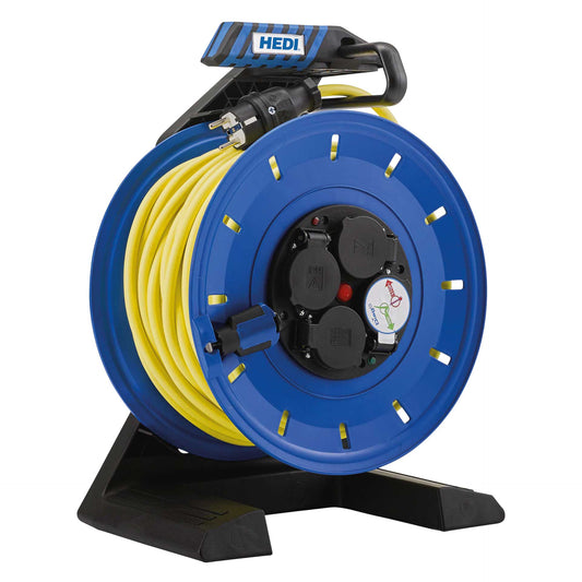 HEDI Vollkunststoff-Kabeltrommel Generation 7 Champion IP54 | AT-N07V3V3-F