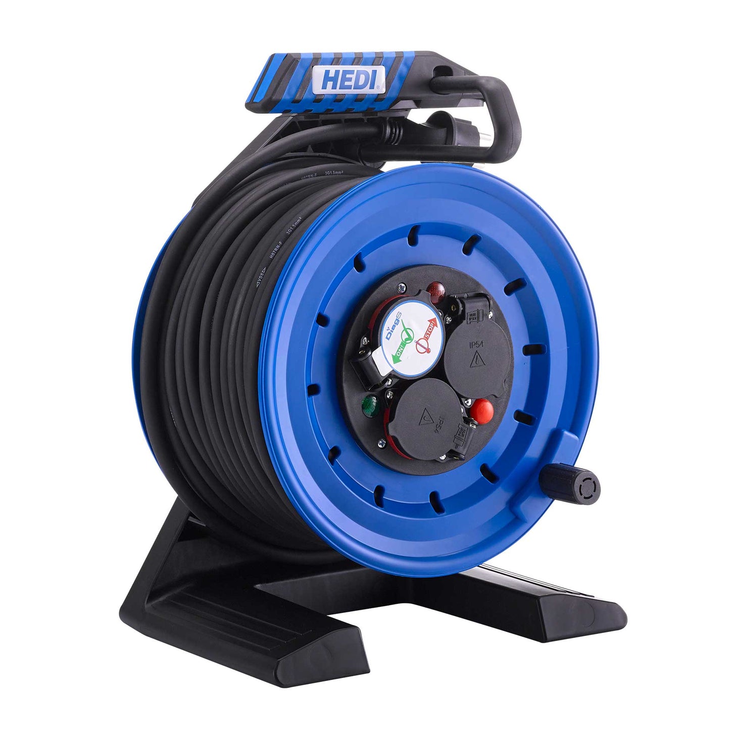HEDI Vollkunststoff-Kabeltrommel Generation 7 Companion IP44 | H07RN-F