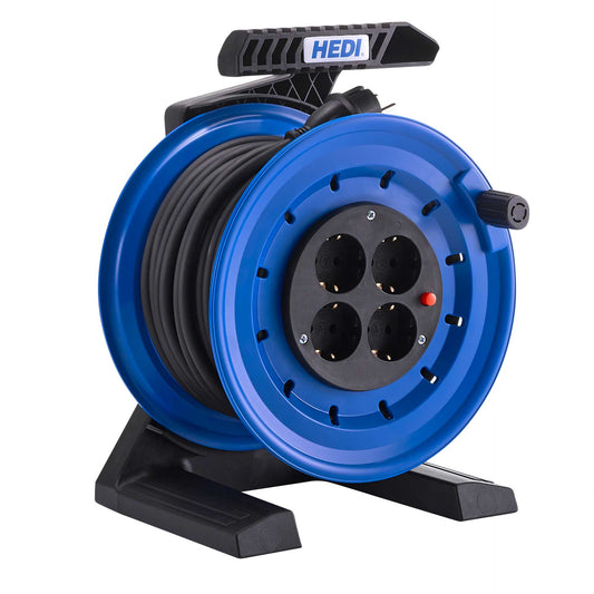 HEDI Vollkunststoff-Kabeltrommel Generation 7 Coworker IP20 | H05VV-F