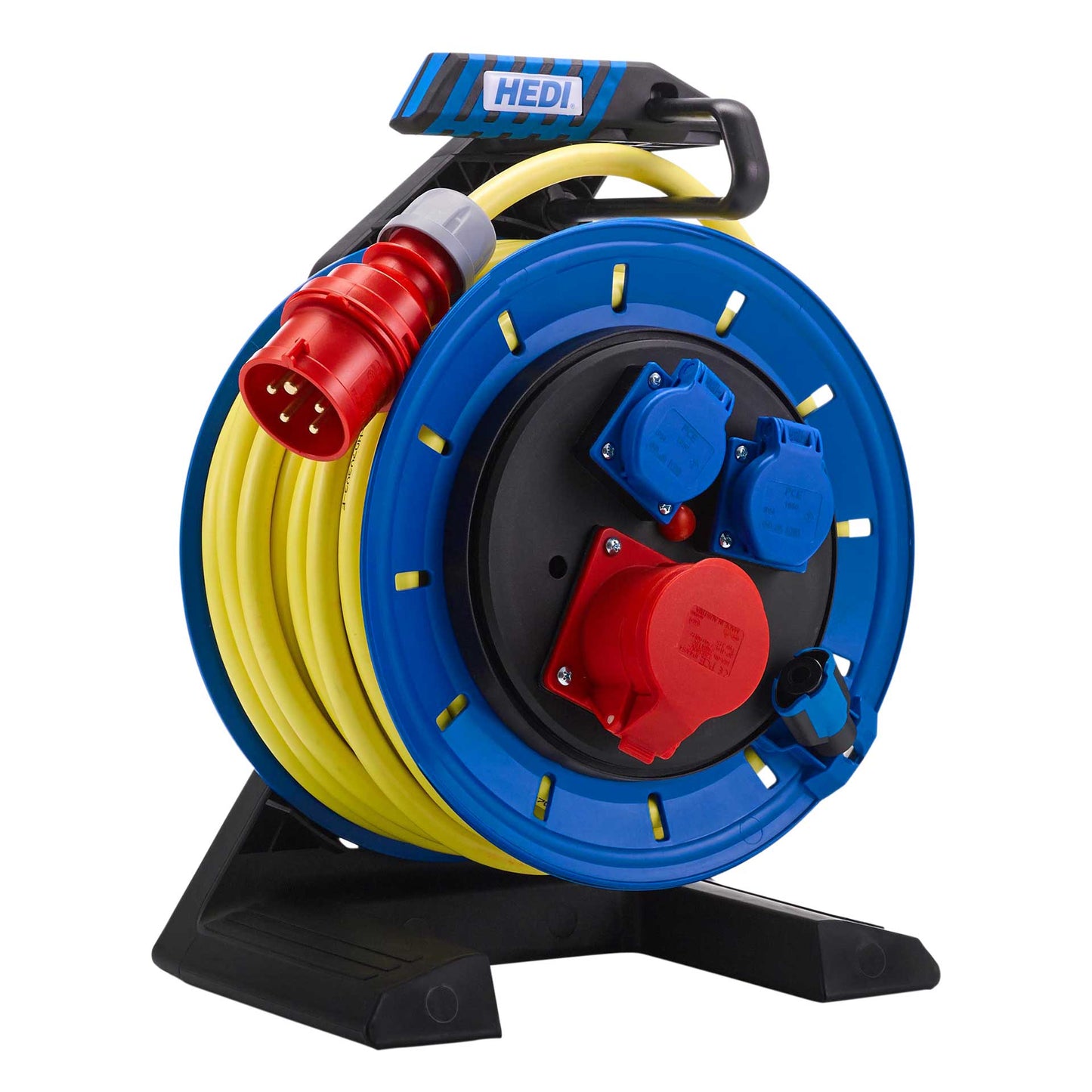HEDI Drehstromkabeltrommel Vollkunststoff Generation 7 Champion leer