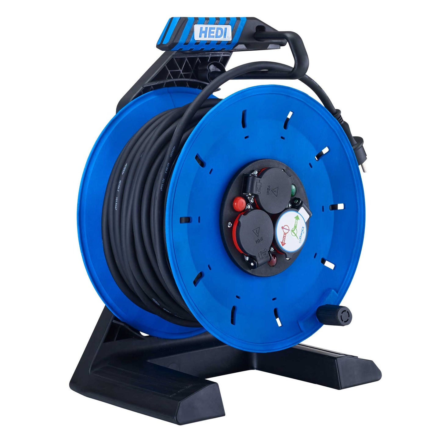 HEDI Vollkunststoff-Kabeltrommel Generation 7 Companion PLUS IP44 | H07RN-F