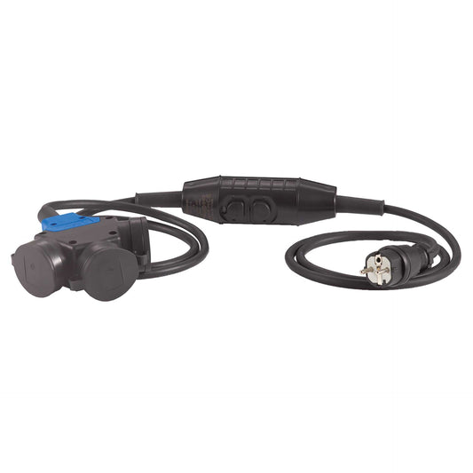 HEDI Verlängerungsleitung mit PRCD-S Personenschutz und 3-fach Kupplung | H07RN-F